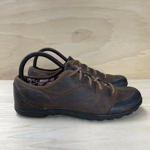 Timberland Womens Smartwool Anti-Fatigue 19653M Brown Leather Comfort Shoes 8.5